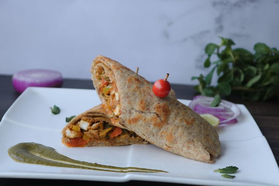 Paneer Beetroot Roll (2 pc)