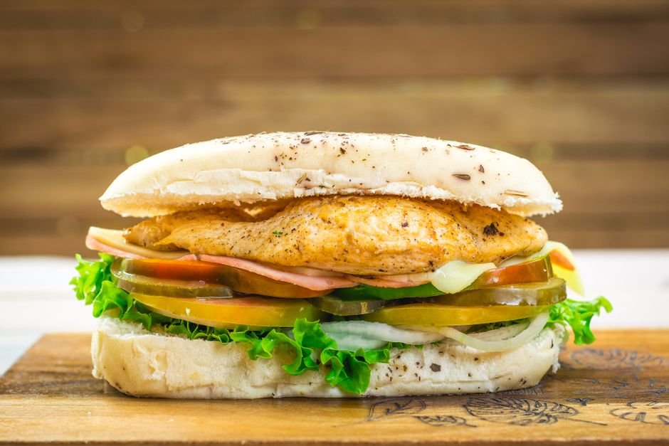 Chicken Kebab Burger
